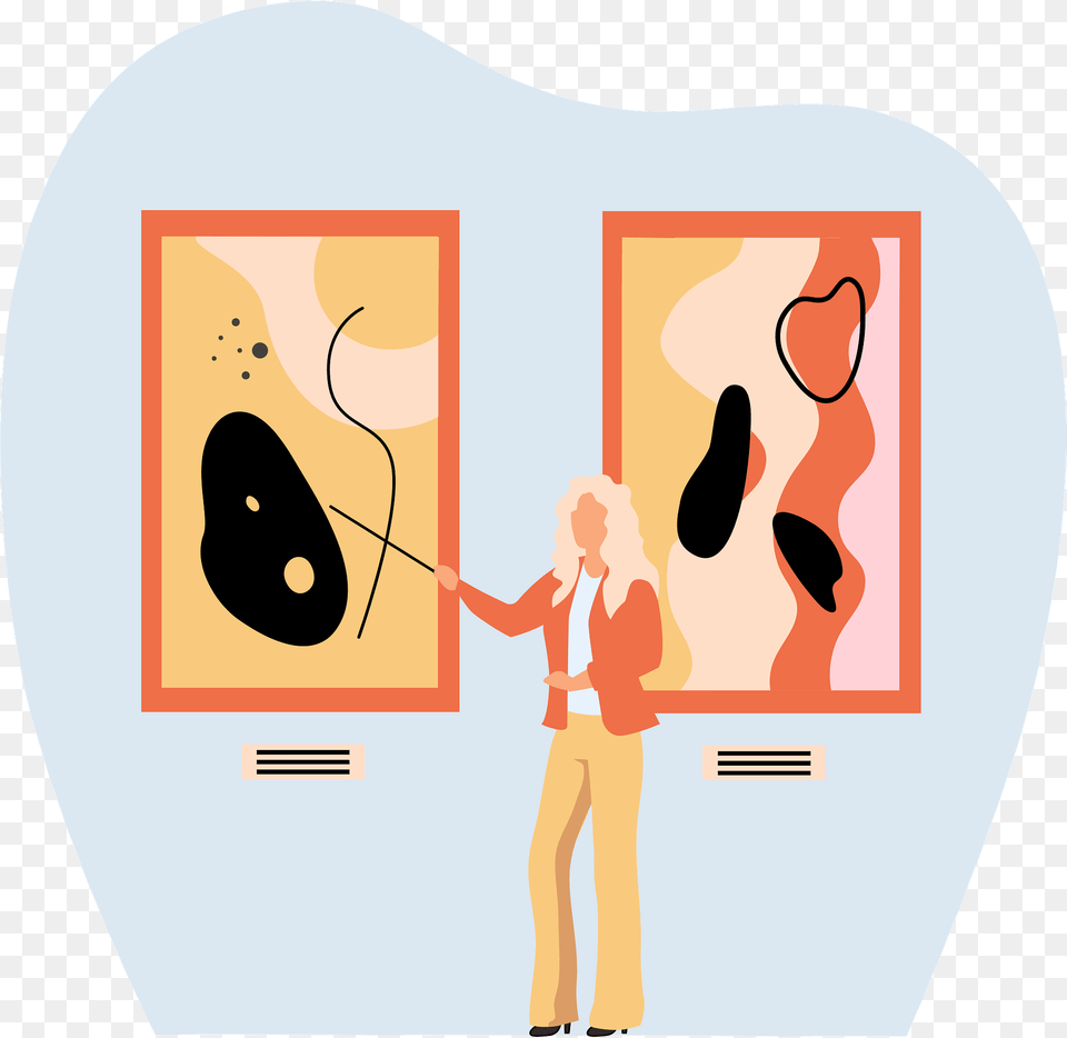 Gallery Clipart, Art, Modern Art, Adult, Male Free Transparent Png
