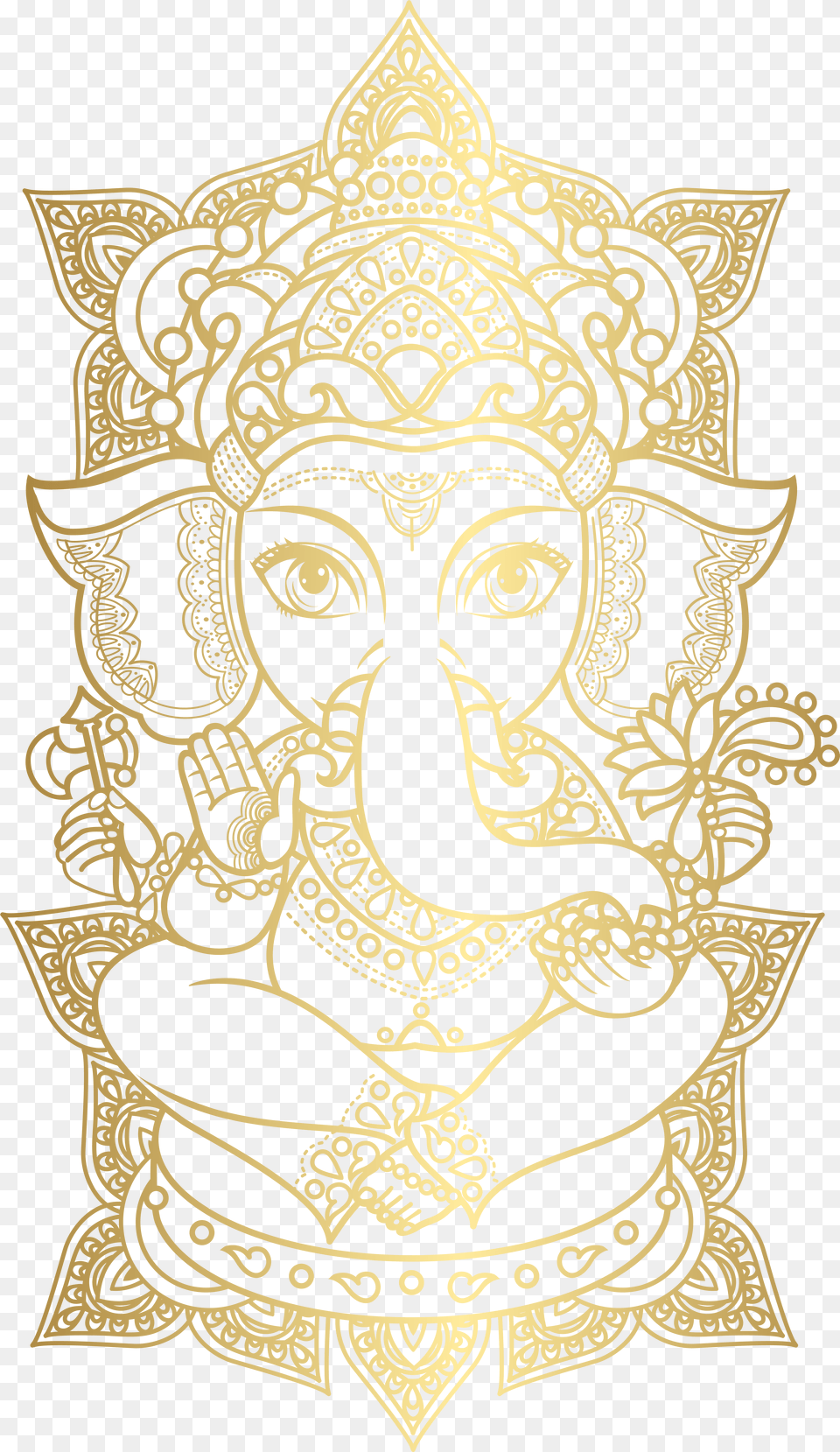 Gallery Clipart Ganesha Vector Transparent Ganesh, Emblem, Symbol, Art Free Png