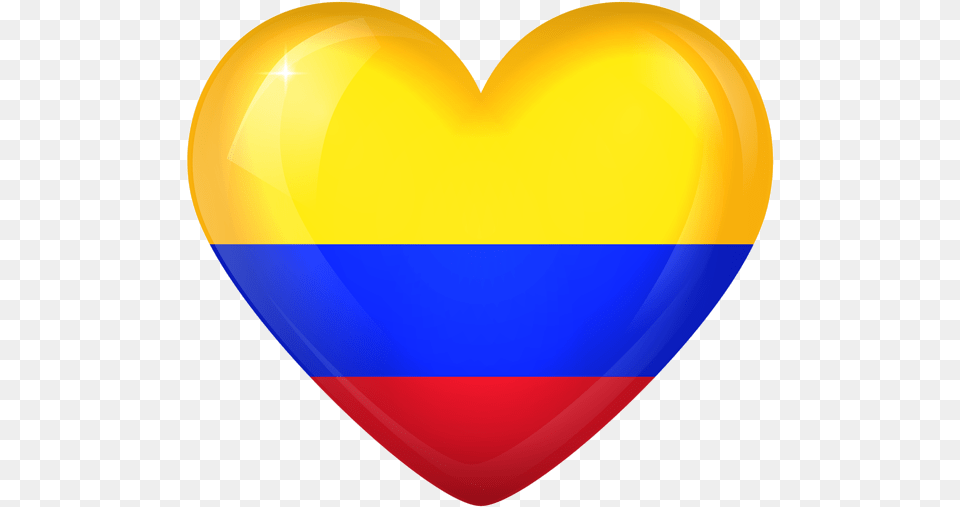Gallery Colombia Heart Flag, Balloon, Clothing, Hardhat, Helmet Free Png Download