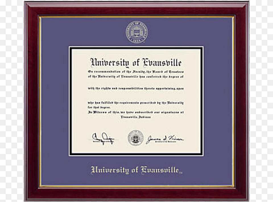Gallery Diploma Frame Notre Dame University Graduation Certificate, Text, Document Png Image