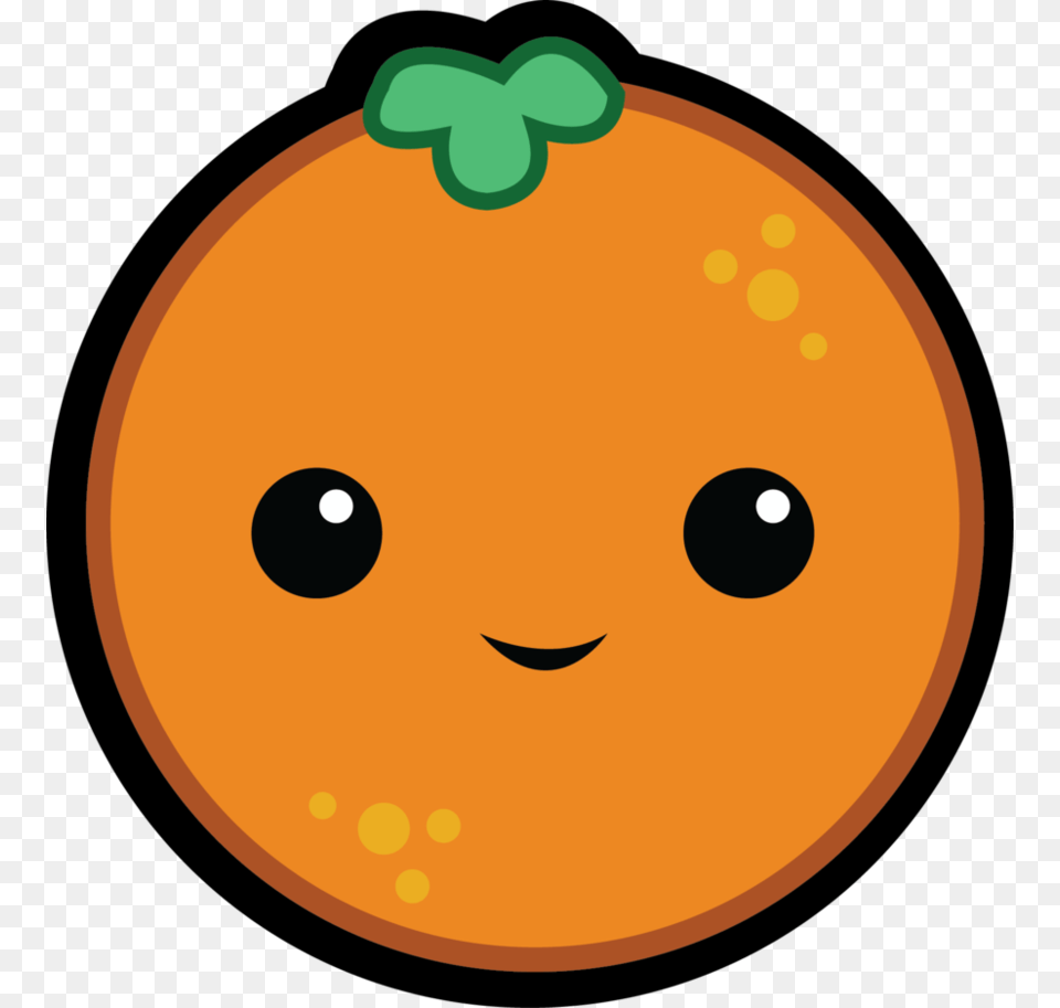 Gallery For Goldfish Clipart Cute Orange Fruit Cartoon, Citrus Fruit, Food, Produce, Plant Free Png