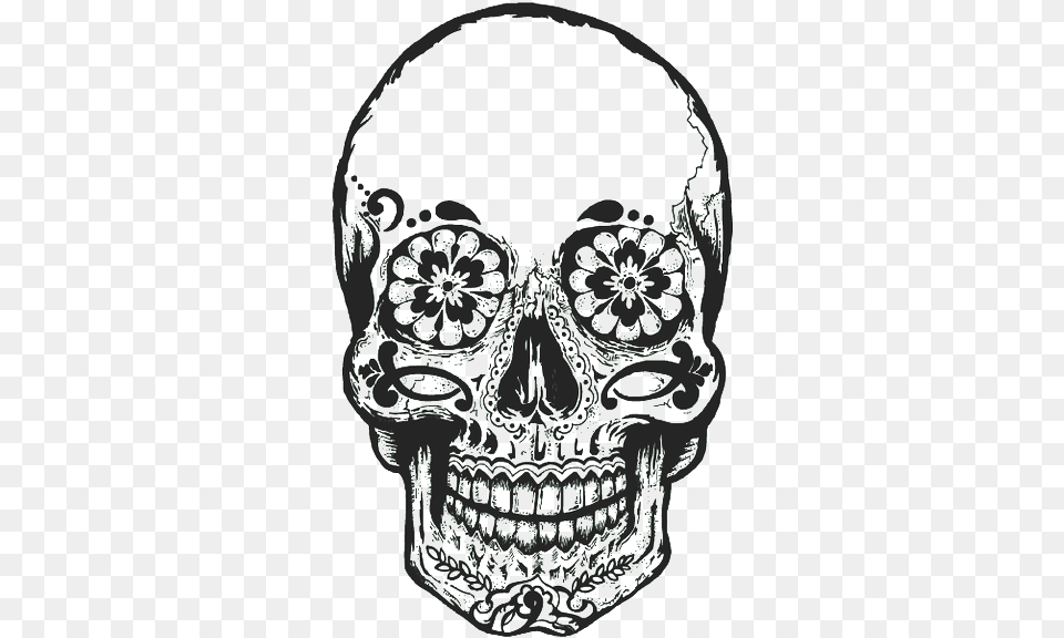 Gallery For Gt Tumblr Skull Skull Tattoo Background, Accessories, Chandelier, Lamp Free Transparent Png