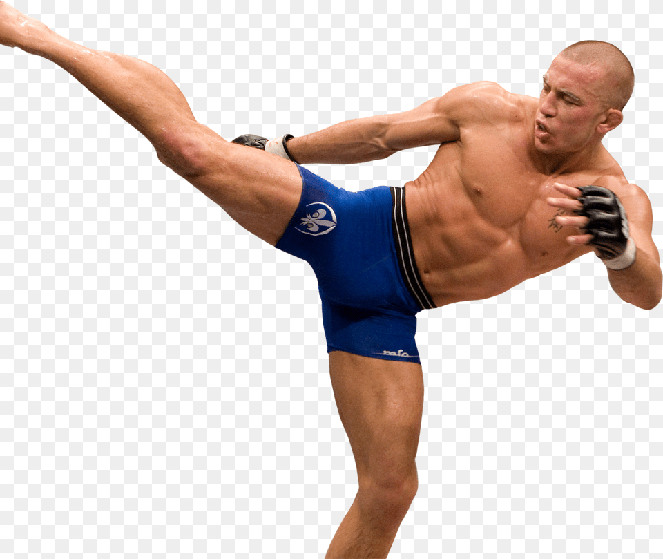 Gallery Image George St Pierre Full Body, Hand, Person, Body Part, Finger Free Png Download