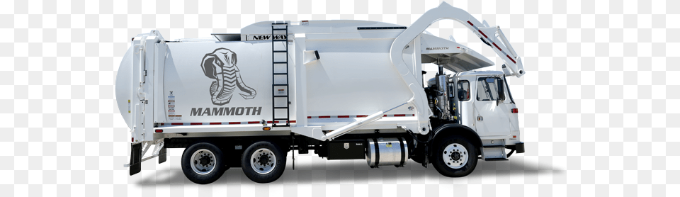 Gallery Mammoth New Garbage Truck, Transportation, Vehicle, Moving Van, Van Png