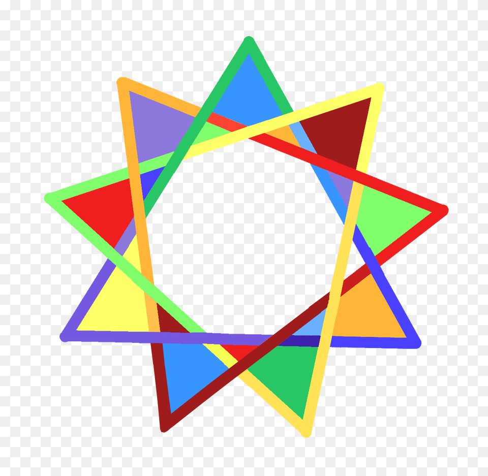 Gallery Of Images Of Nine Pointed Stars And Bahai Clip Art, Star Symbol, Symbol Free Transparent Png