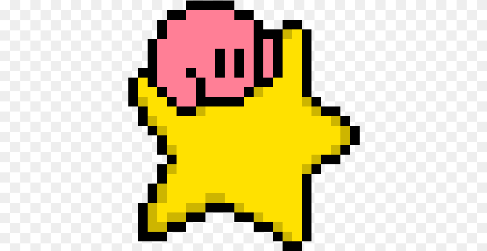 Gallery Pixilart Kirby On Star Pixel Art, Star Symbol, Symbol Free Png Download