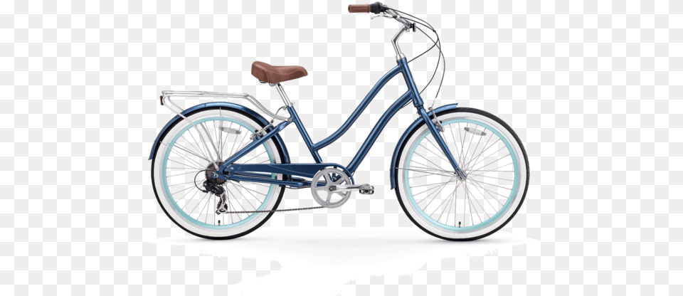 Gallery View 2 Navy Evryjourney Women39s 26 Inch 7 Speed Step Through, Bicycle, Machine, Transportation, Vehicle Png Image