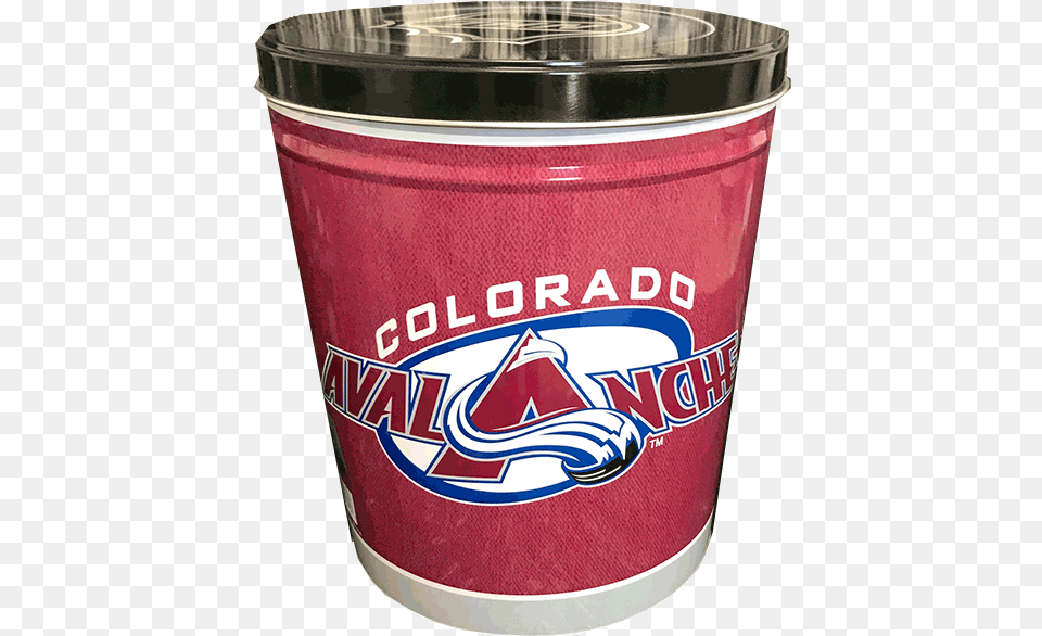 Gallon Avalanche Tin Sports Memorabilia 2017 Colorado Avalanche Team Signed, Cup, Bucket, Alcohol, Beer Free Png