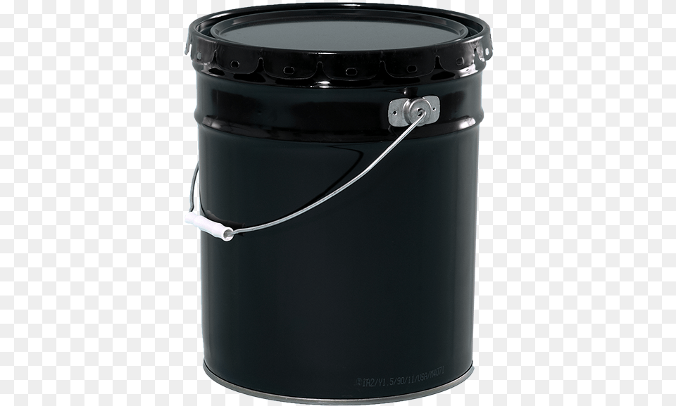 Gallon Black 28 26 24 Gauge Metal Open Head Pail Drum, Bucket, Bottle, Shaker Free Transparent Png