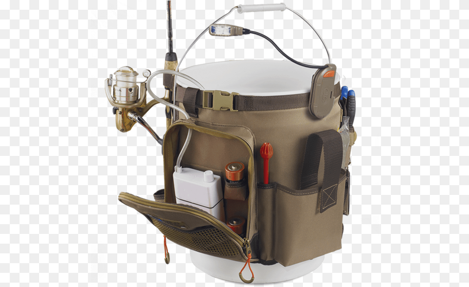 Gallon Bucket For Fishing, Accessories, Bag, Handbag, Drum Free Transparent Png