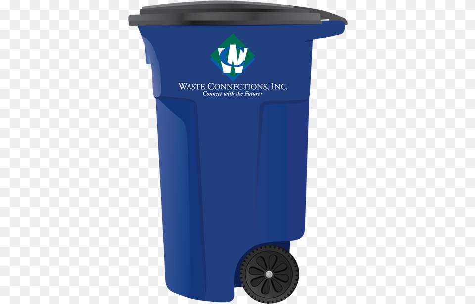 Gallon Cart With Wheels Waste Connections Inc, Tin, Can, Trash Can, Mailbox Free Png Download