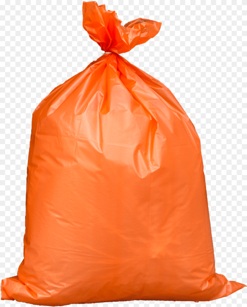 Gallon Contractor Trash Bags Garbage Orange Bags, Bag, Plastic, Plastic Bag, Adult Png