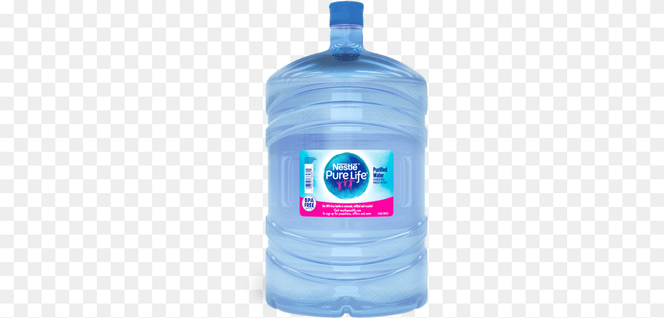 Gallon Jug Of Nestle Pure Life Purified Water For Nestle Pure Life Bottled Water Background, Bottle, Beverage, Mineral Water, Water Bottle Free Transparent Png