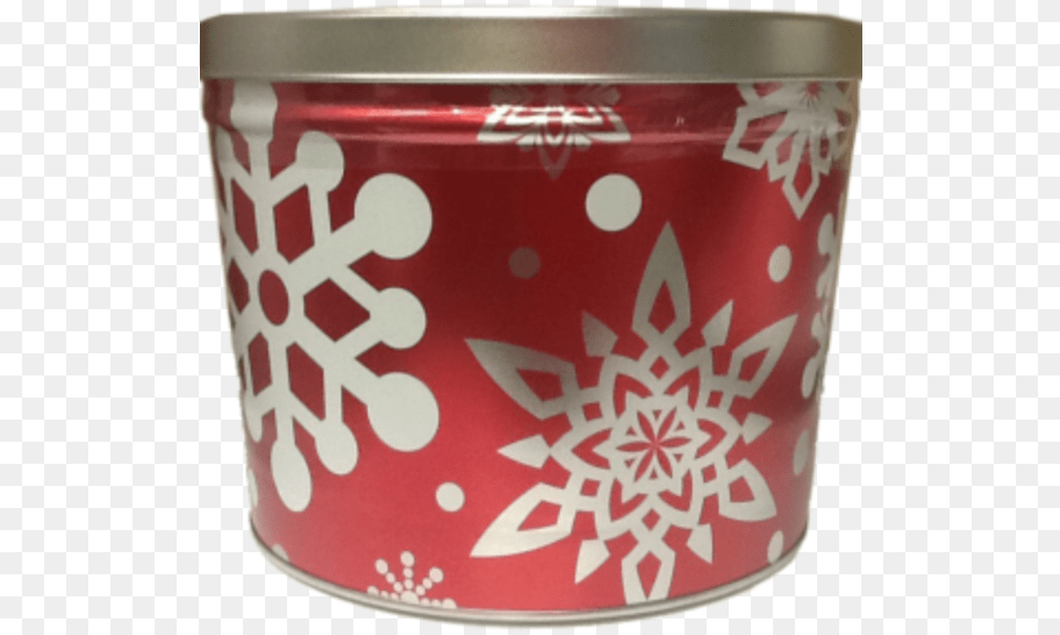 Gallon Let It Snow Christmas Themed Gourmet Popcorn Cup, Tin, Can Free Png Download