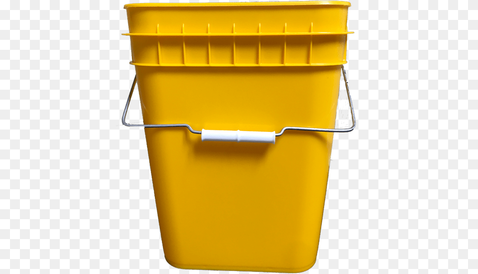 Gallon Square Container Yellow Container, Bucket, Bottle, Shaker Free Transparent Png