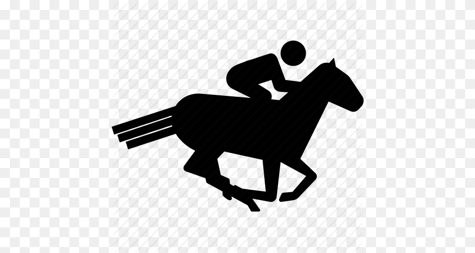 Gallop Horse Jockey Race Rider Riding Icon, Animal, Person, Mammal, Equestrian Png Image