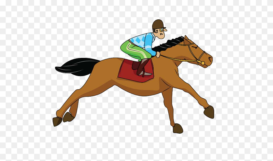 Galloping Horse, Animal, Equestrian, Mammal, Person Png Image