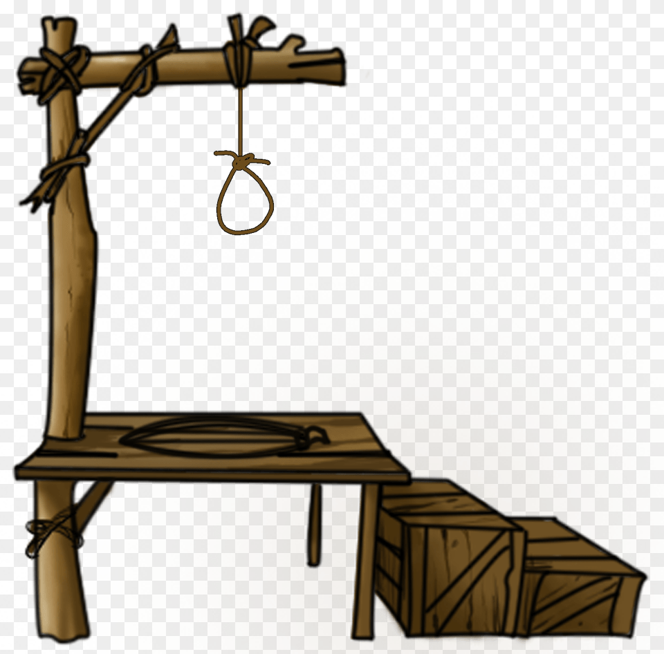 Gallows With Steps, Utility Pole, Cross, Symbol Free Png Download