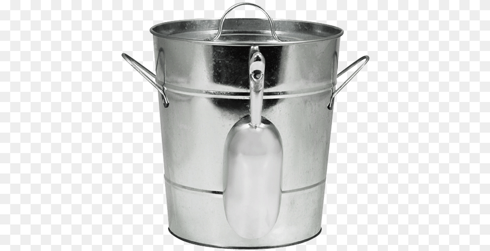 Galvanized Ice Bucket Galvanization, Appliance, Device, Electrical Device, Mixer Png