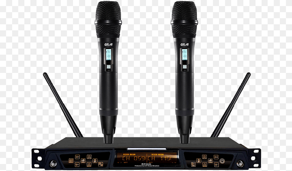 Gam Wm 800l Dual Uhf Wireless Microphone 200 Channels Ubiquiti Switch 48 Port, Electrical Device, Electronics Png