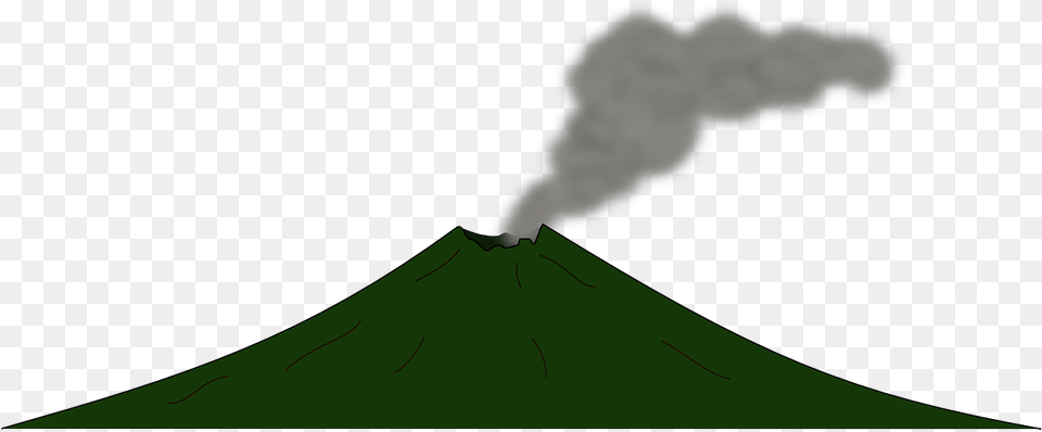 Gambar Animasi Gunung, Mountain, Nature, Outdoors, Volcano Png Image