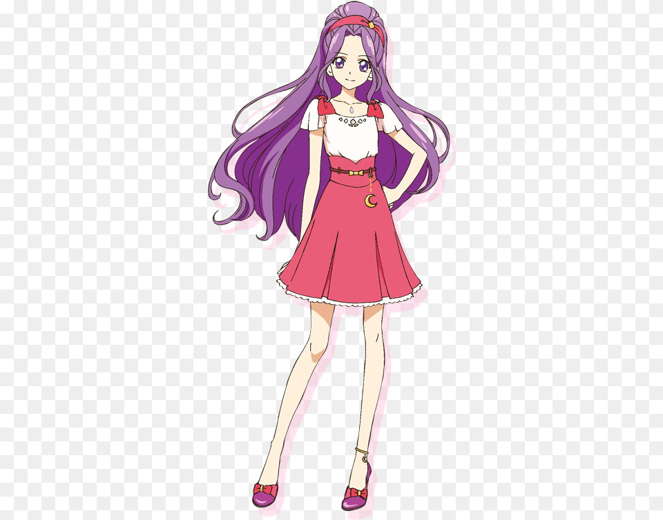 Gambar Anime Aikatsu Mizuki, Adult, Purple, Publication, Person Free Png