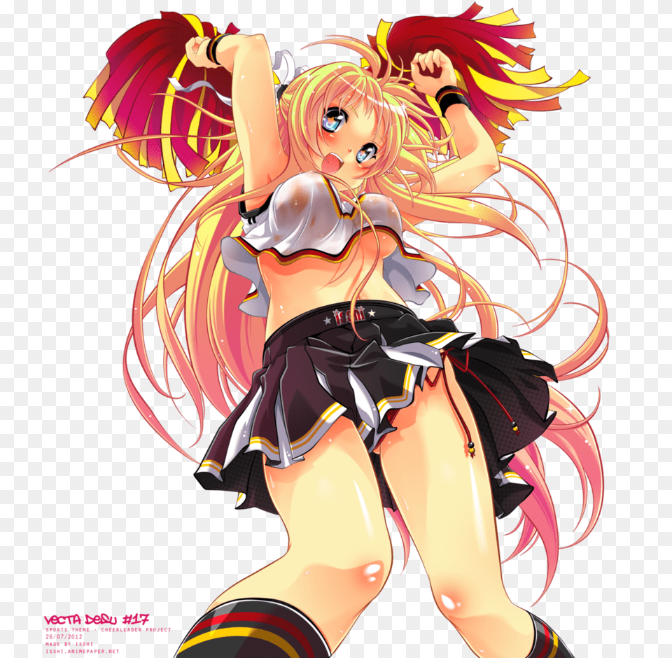 Gambar Anime Girl Cheerleader, Book, Comics, Manga, Publication Free Png