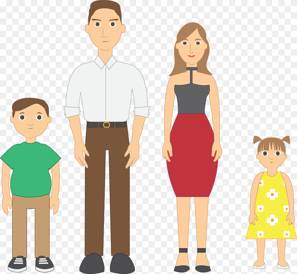 Gambar Ayah Ibu Dan Anak, Adult, Person, Male, Woman Png Image