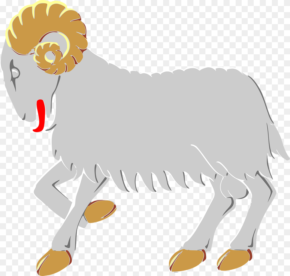 Gambar Kartun Kambing Adu, Person, Livestock, Animal, Mammal Free Transparent Png