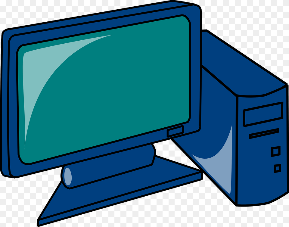 Gambar Kartun Komputer, Computer, Computer Hardware, Electronics, Hardware Free Png