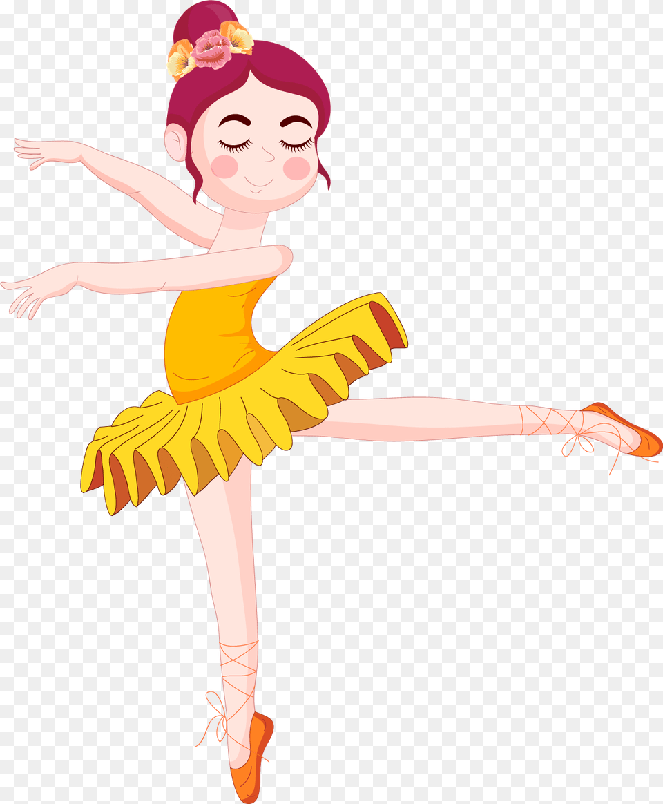 Gambar Kartun Profesi Balerina, Ballerina, Ballet, Dancing, Leisure Activities Free Png