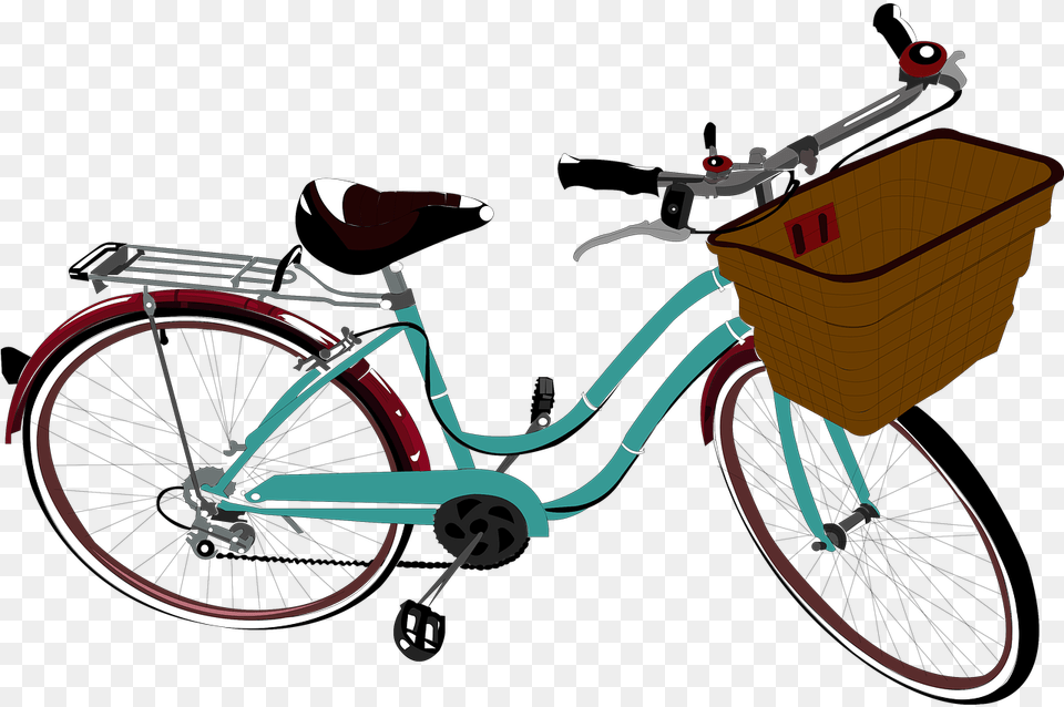 Gambar Sepeda Vektor, Machine, Wheel, Bicycle, Transportation Png