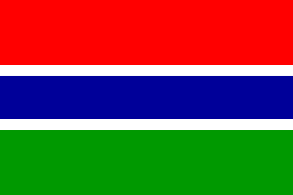 Gambia Flag Clipart Free Transparent Png