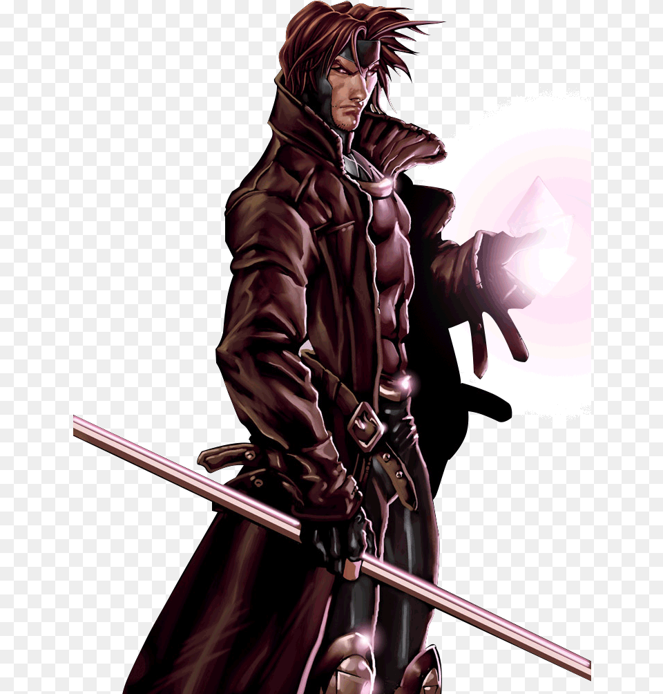 Gambit 1 Anime Gambit X Men, Book, Comics, Publication, Adult Png Image