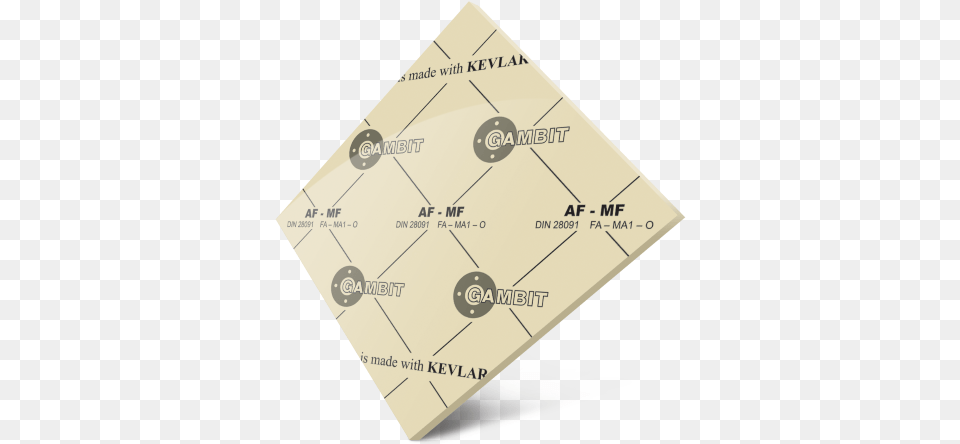 Gambit Af Mf Gasket Sheet Triangle, Business Card, Paper, Text Png Image