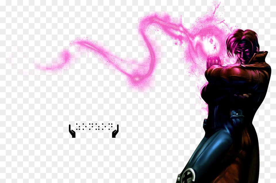 Gambit Transparent Illustration, Purple, Adult, Female, Person Png Image