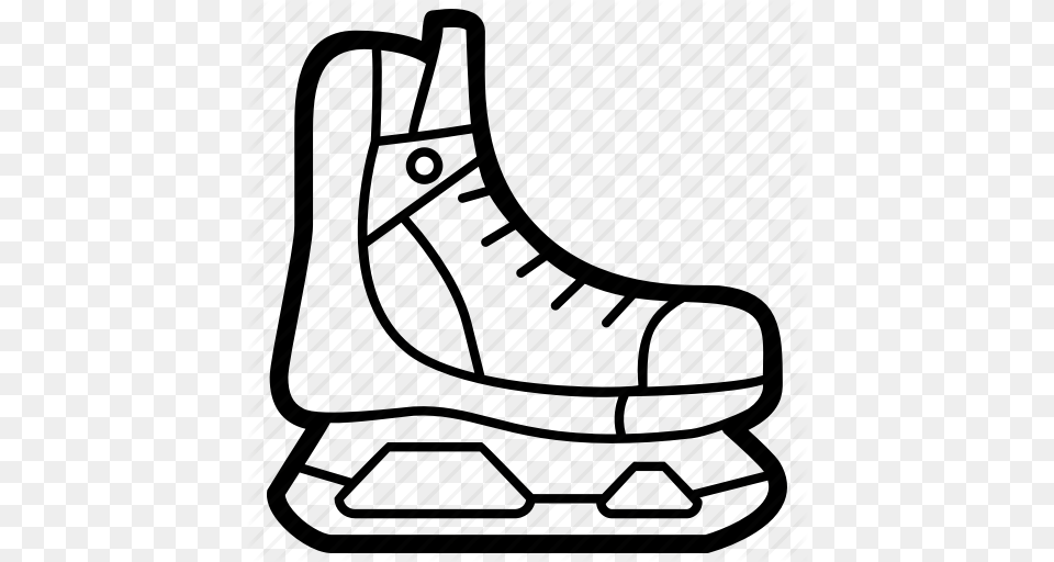 Gambling Hockey Ice Skates Sport Sporting Winter Icon, Boot, Clothing, Footwear Free Transparent Png