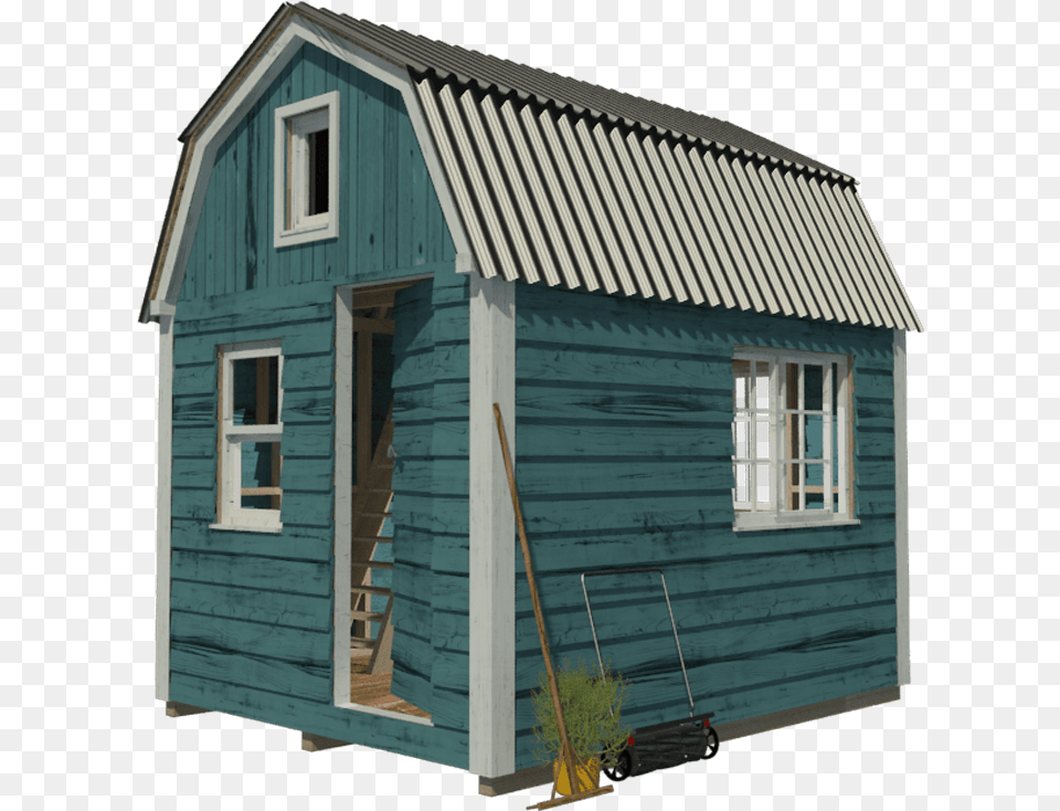 Gambrel Roof Shed Plans Sonja Shed, Architecture, Rural, Outdoors, Nature Png Image