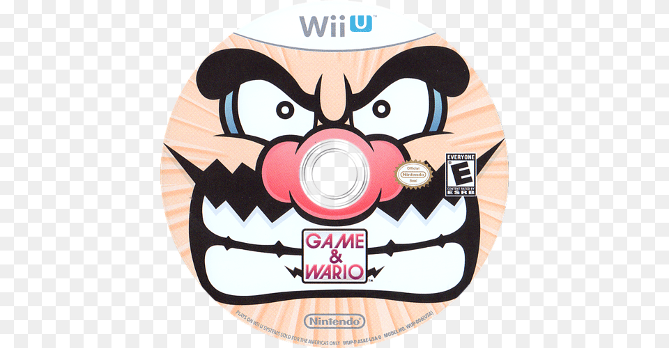 Game Amp Wario Wiiu Disc Nintendo Wii U, Disk, Dvd Free Png Download