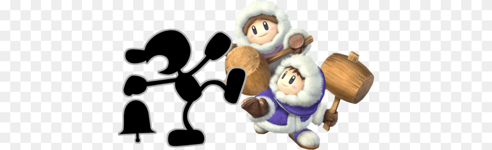 Game And Watch And The Ice Climbers Are Very Unique Super Smash Bros Yandere, Baby, Person Free Png Download