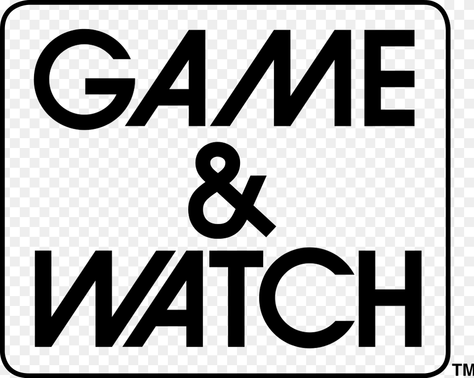 Game And Watch Logo Game Amp Watch Logo, Gray Png Image
