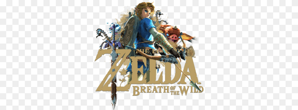 Game Awards 2016 Nuevo Triler De The Legend Of Zelda Legend Of Zelda Breath Of The Wild Creating A Champion, Advertisement, Book, Poster, Publication Png