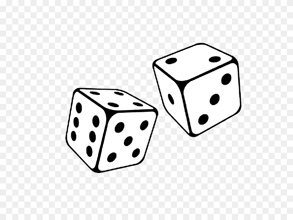Game Black And White Transparent Game Black And White, Dice Free Png Download