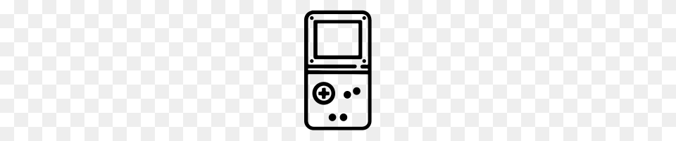 Game Boy Advance Sp Icons Noun Project, Gray Png Image