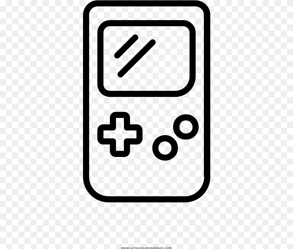 Game Boy Coloring, Gray Png