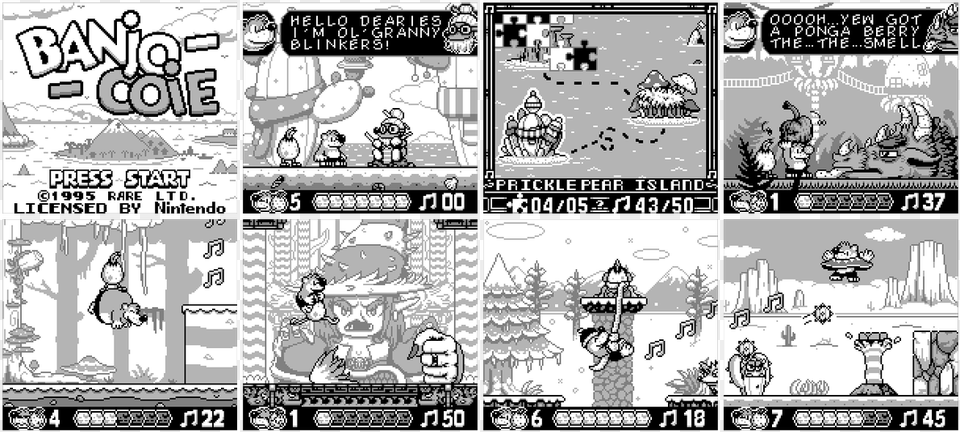 Game Boy Demakes On Twitter Banjo Kazooie, Book, Comics, Publication Png Image