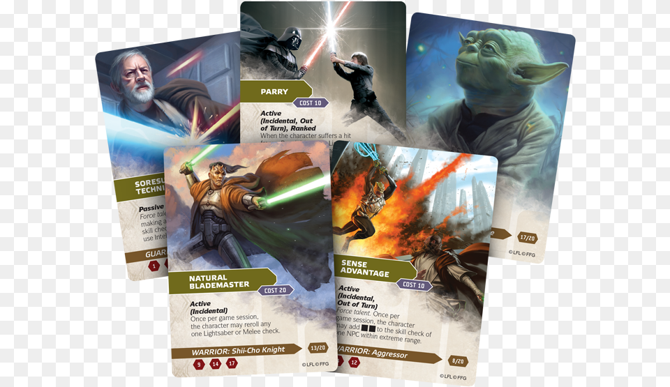 Game Card Design Star Wars Specialization Deck, Advertisement, Poster, Adult, Male Free Transparent Png