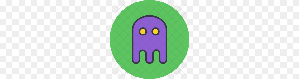 Game Character Computer Pacman Ghost Fun Entertainment Icon, Disk, Purple Free Png Download