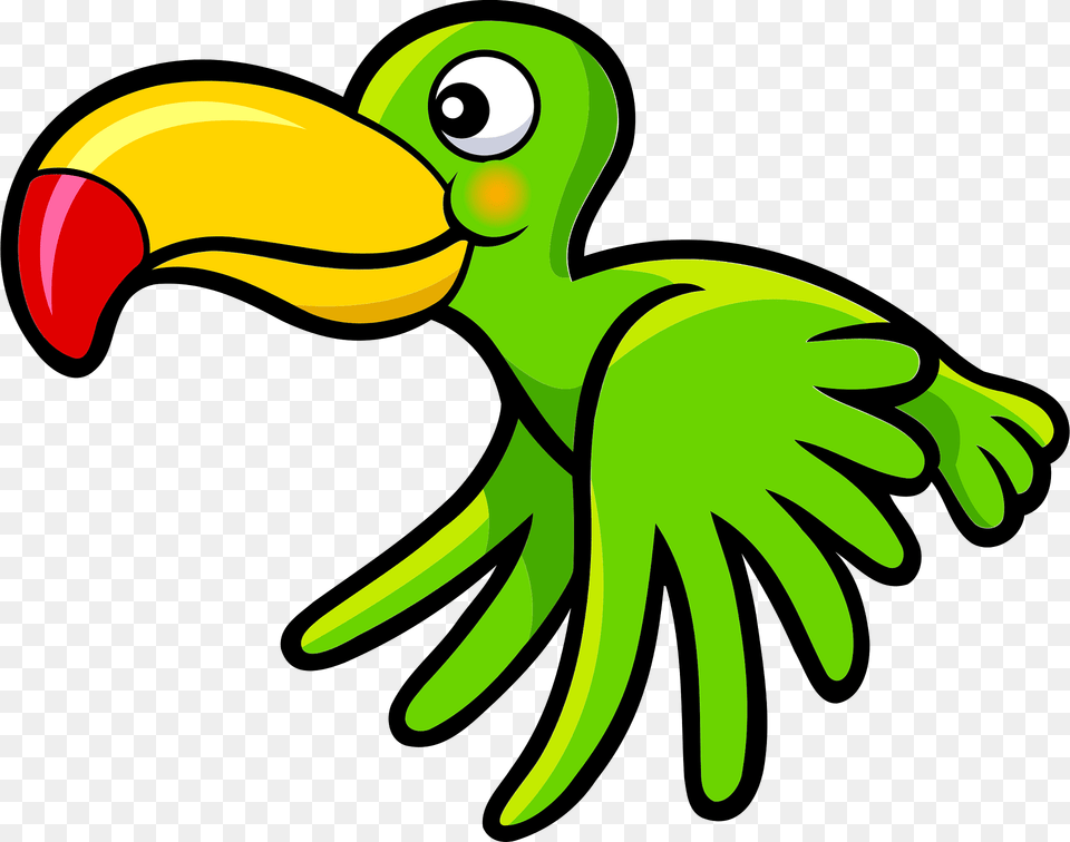 Game Clipart, Animal, Beak, Bird, Green Free Png