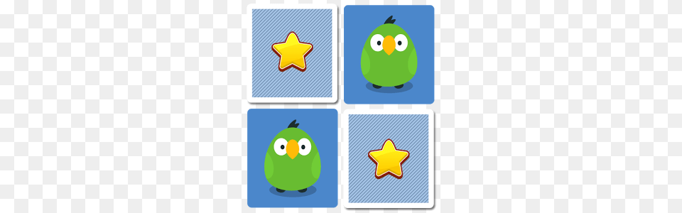 Game Clipart Memory Game, Symbol, Star Symbol, Animal, Bird Free Png